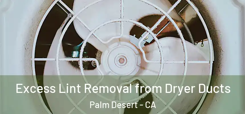  Excess Lint Removal from Dryer Ducts Palm Desert - CA